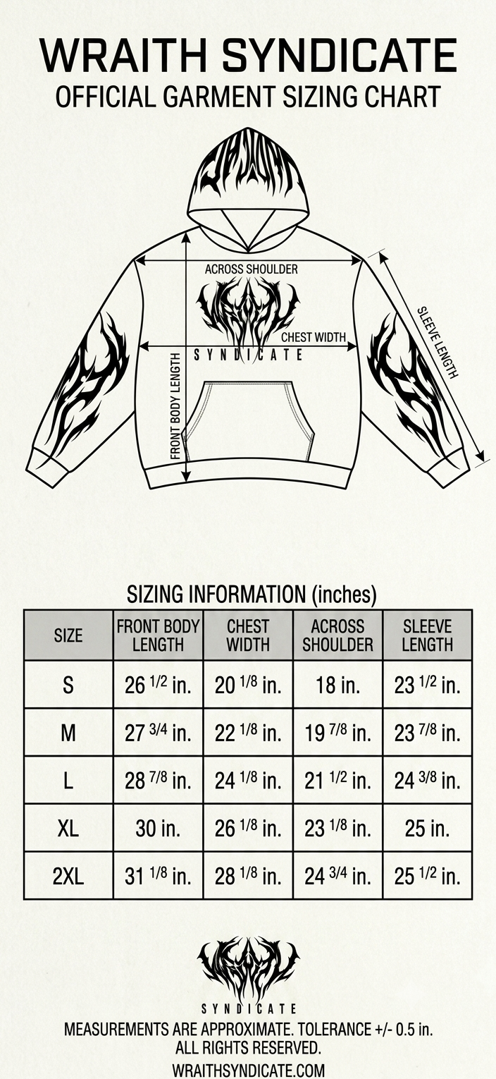 Wrait Syndicate Reflective Hoodie