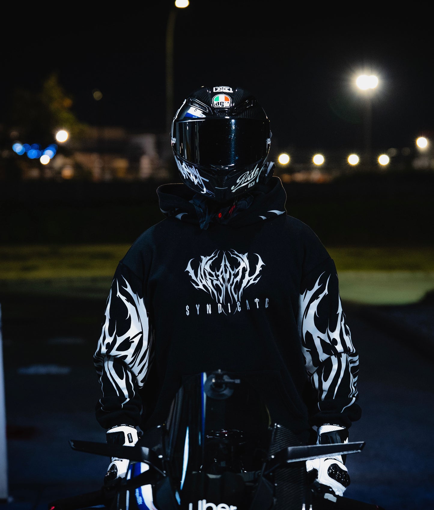 Wrait Syndicate Reflective Hoodie